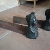 Pair of old andirons