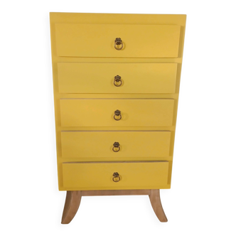 Chiffonnier 5 tiroirs vintage