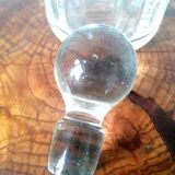 Whisky decanter with godrons around 1970
