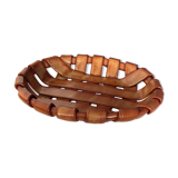 Italian woven ceramic fruit bowl, 1960