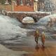 Oil on canvas painting signed F. NOHA