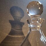 Cut crystal carafe