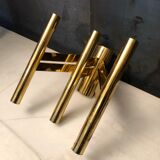 Single brass sconce from Sciolari, italy, 1970