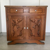 Small buffet in old oak from the 40s/50s