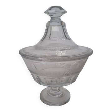 Crystal dragoon from Baccarat or Saint Louis, 19th century.