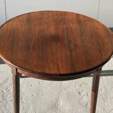 Round rosewood table Cj Rosengaarden, Denmark 1960