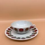 4 porcelain cups 1970