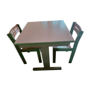 Table stella et 2 chaises