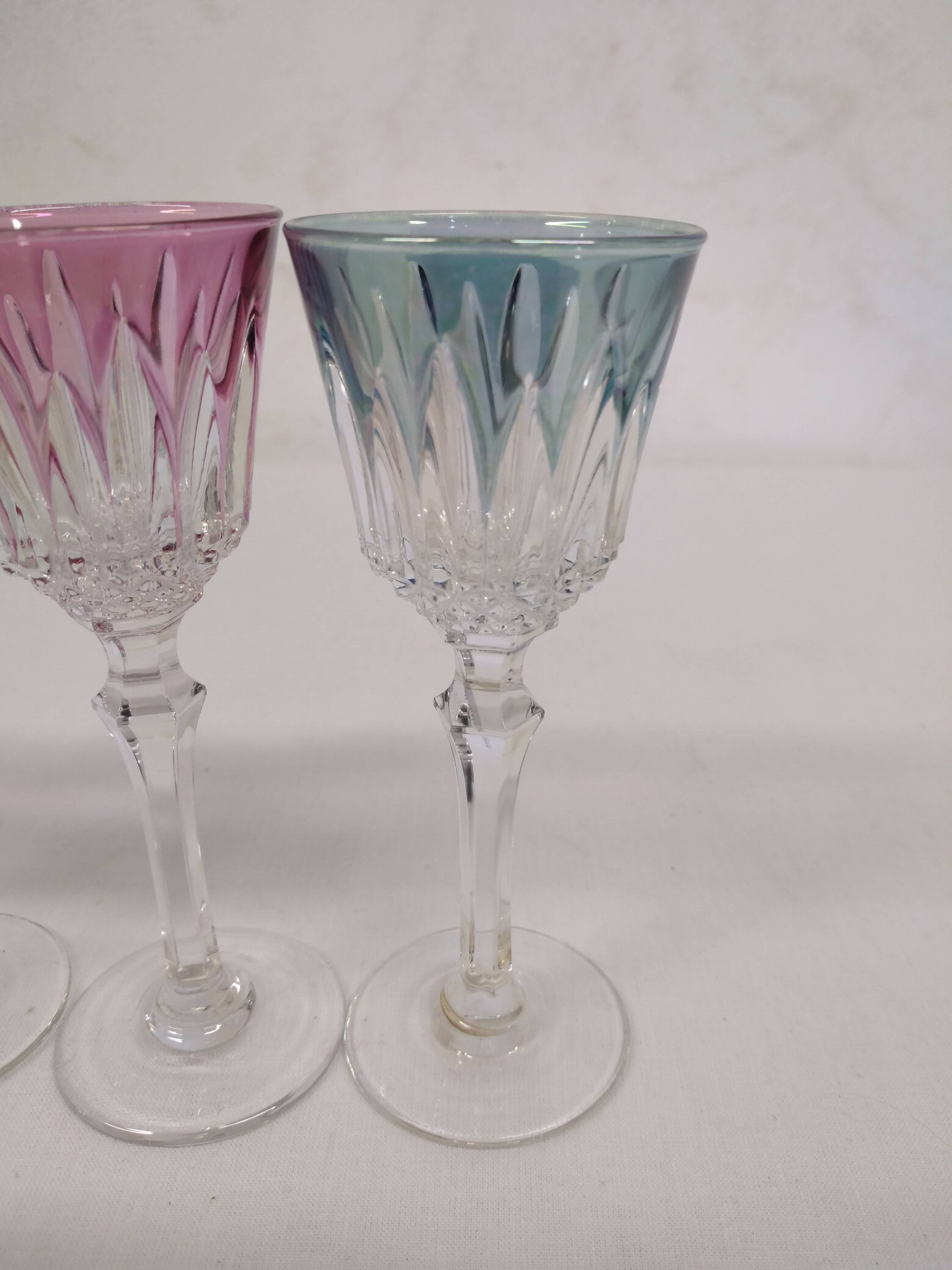 Colorful shot glasses