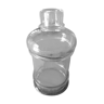 Transparent glass apothecary flask