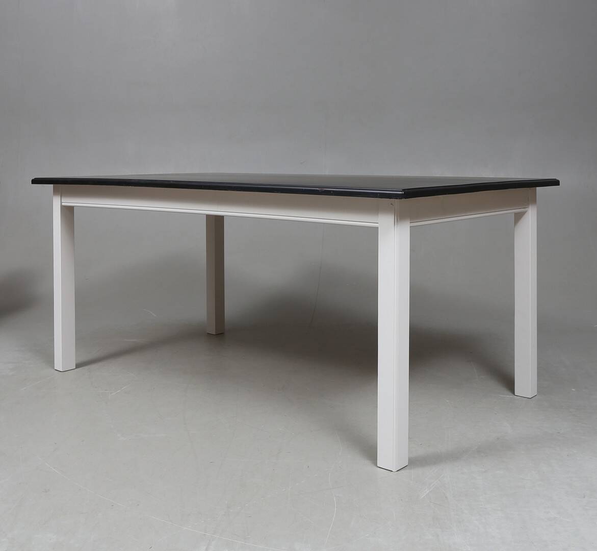 Vintage 180 cm suede dining table