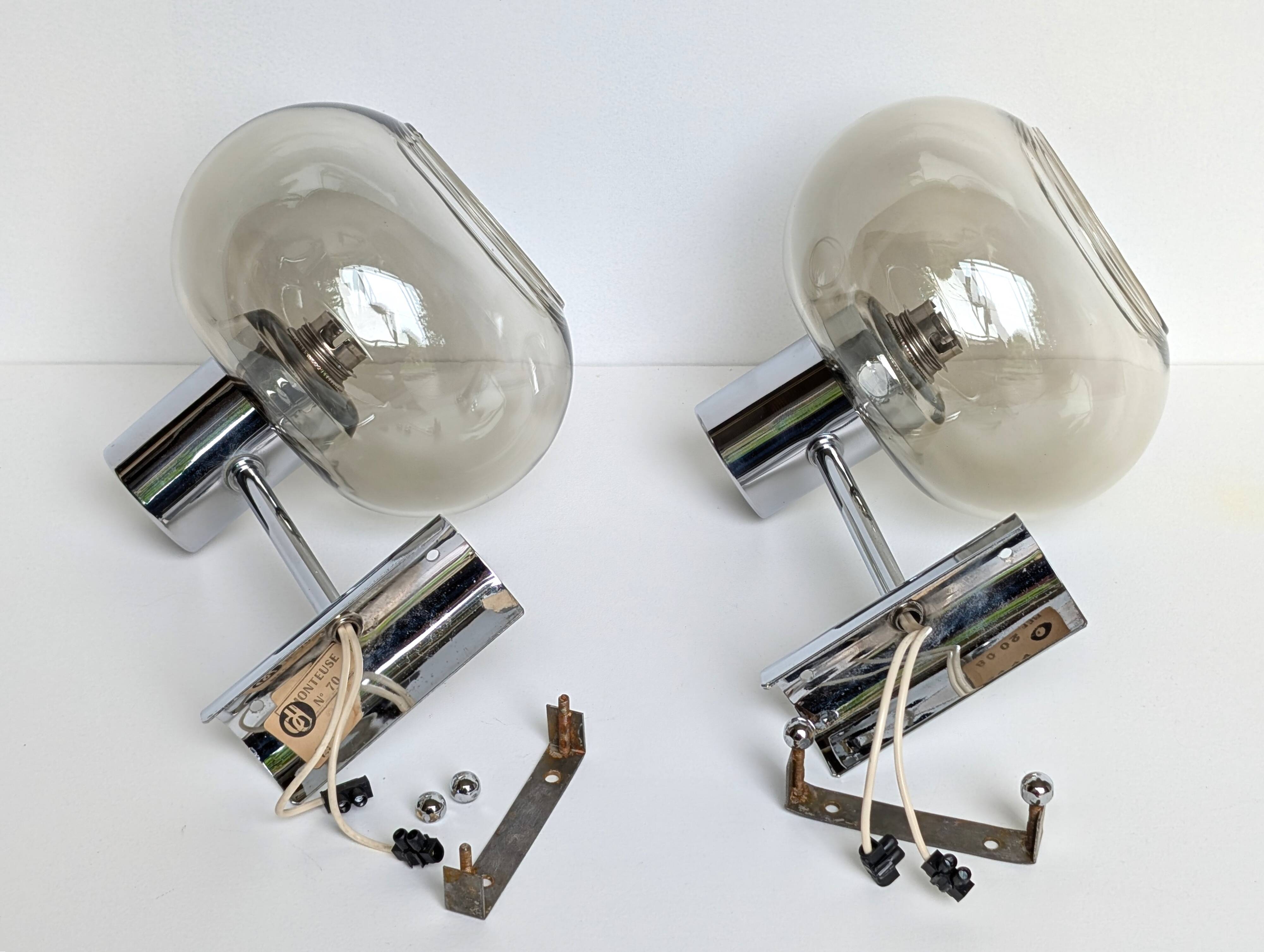 Pair of Sciolari wall lights