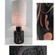 Lamp foot glass paste bob le bleis glassware moorish old