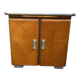 Buffet Mado vintage à 2 portes et 1 tirette en cp chêne.