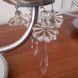 Pair of old table lamps with stamps