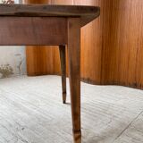 Farmhouse table in oak and walnut 2m