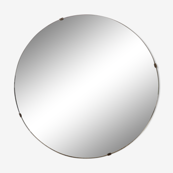 Old round mirror 70cm