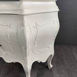 Commode et 2 chevets de style Louis XV, XXe siècle