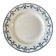 round dish in blue Iron Earth U&C Digoin Sarreguemines model Les Ternes late 19th century
