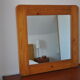 Miroir en bois années 70 pin