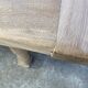 Large dining table monastery style raw natural oak
