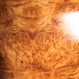 Art deco gentleman’s wardrobe in burr maple c1930