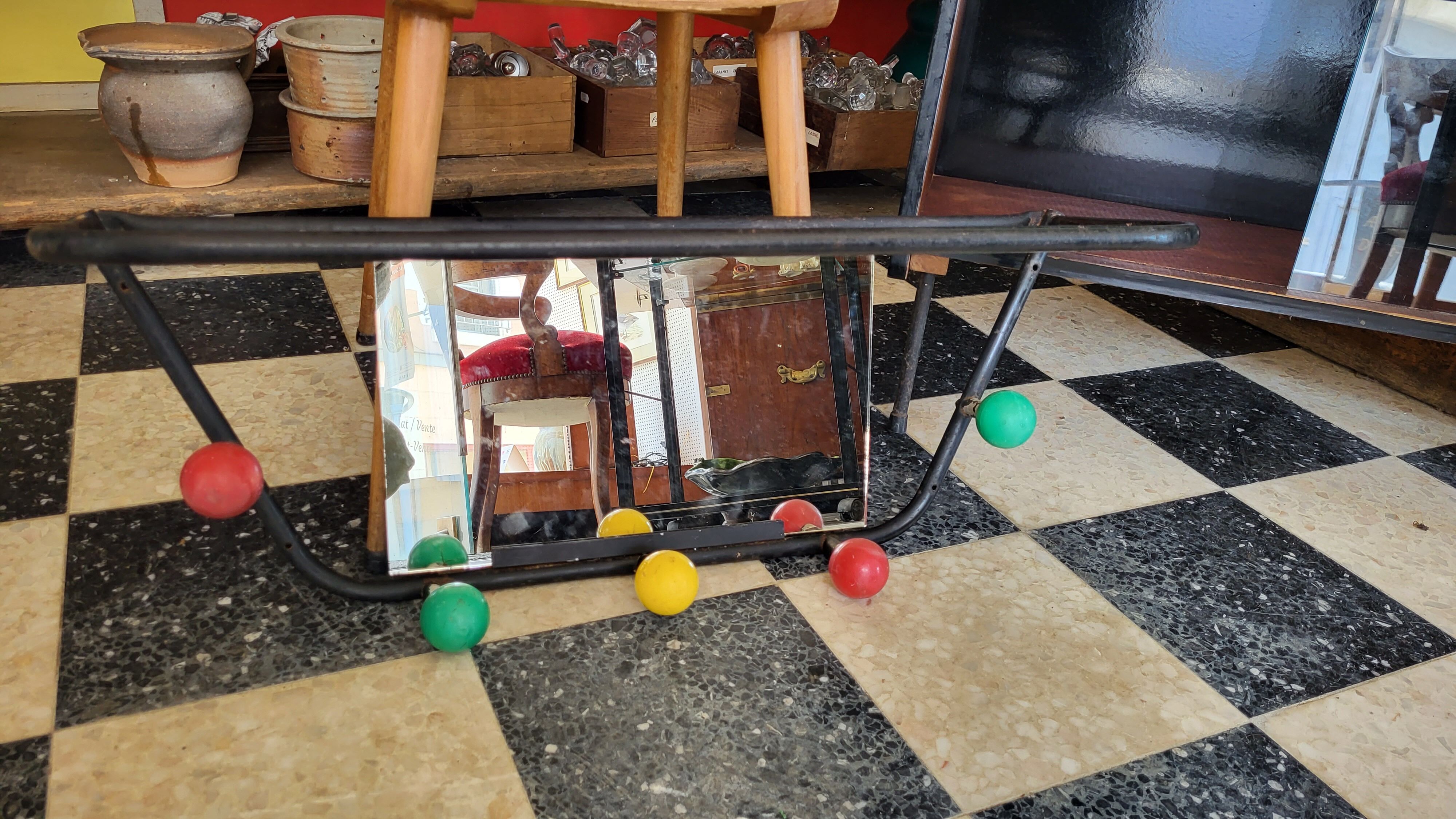 Coat rack ball colors 50s