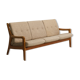 Banquette, canapé danois en teck 3 places par Gustav Thams, pour Uldum Mobelfabrik, 1960