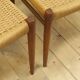 Set of 4 chairs model 75 by Otto Møller, Denmark 1960