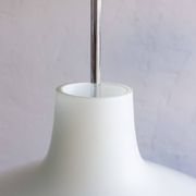 Space Age Czechoslovak Hanging Lamp by Osvětlovací Sklo, 1970s