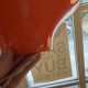 Orange glass suspension light Swedish Oplight by Hans Agne Jakobsson for AB Markaryd
