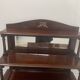 19th century Empire style mahogany serving trolley