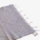 Gray Kilim Rug - 210 x 87 cm