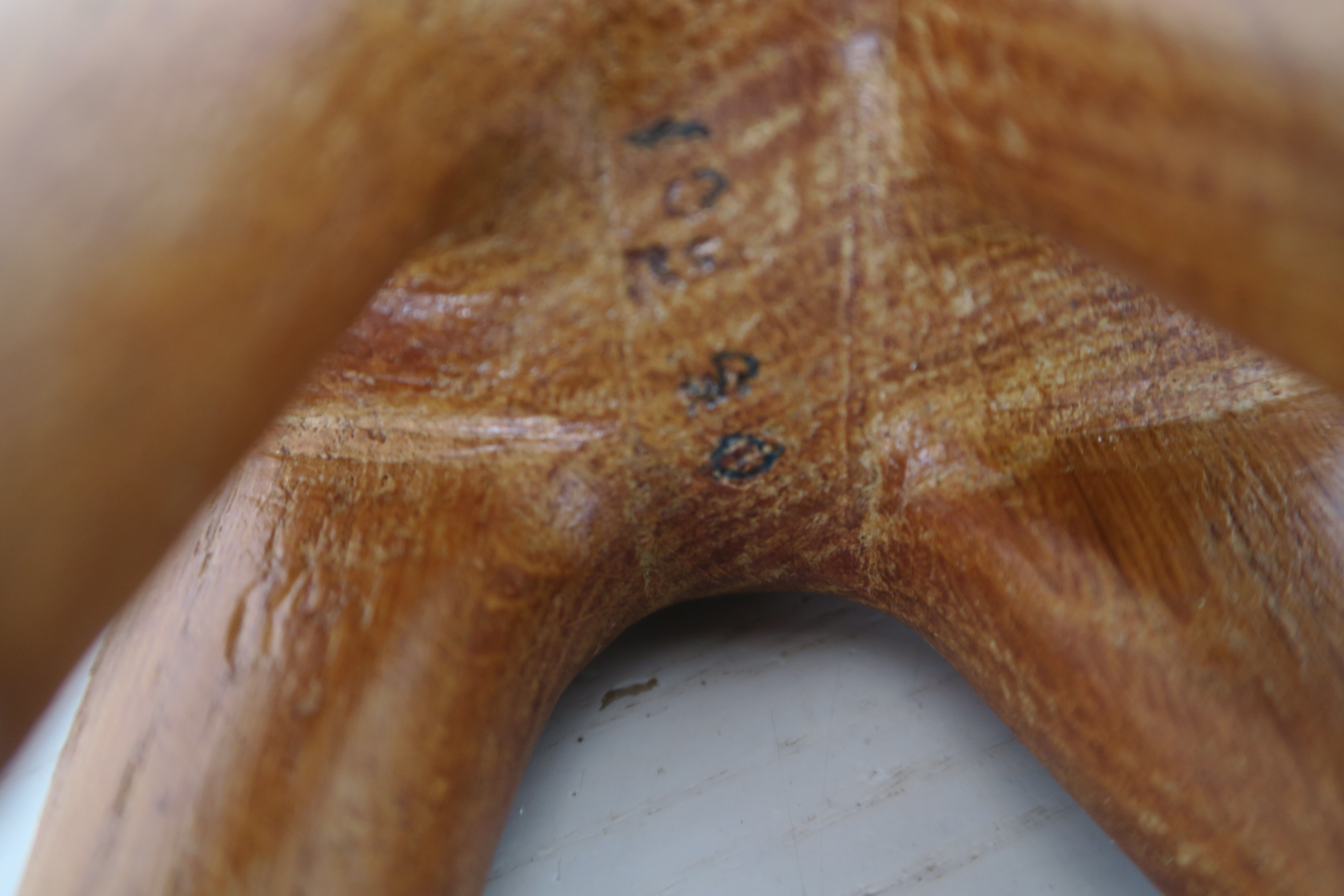 Toy wood giraffe vintage scandinavian teak 1960-70