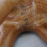 Toy wood giraffe vintage scandinavian teak 1960-70
