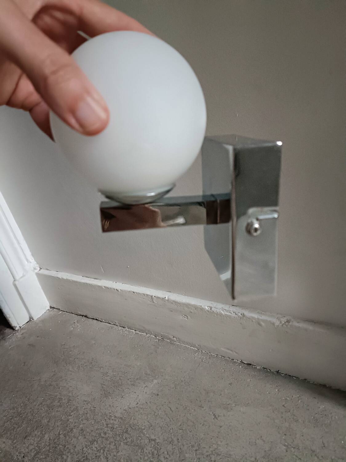 Space age wall lights