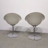 Two Kartell Eros chairs