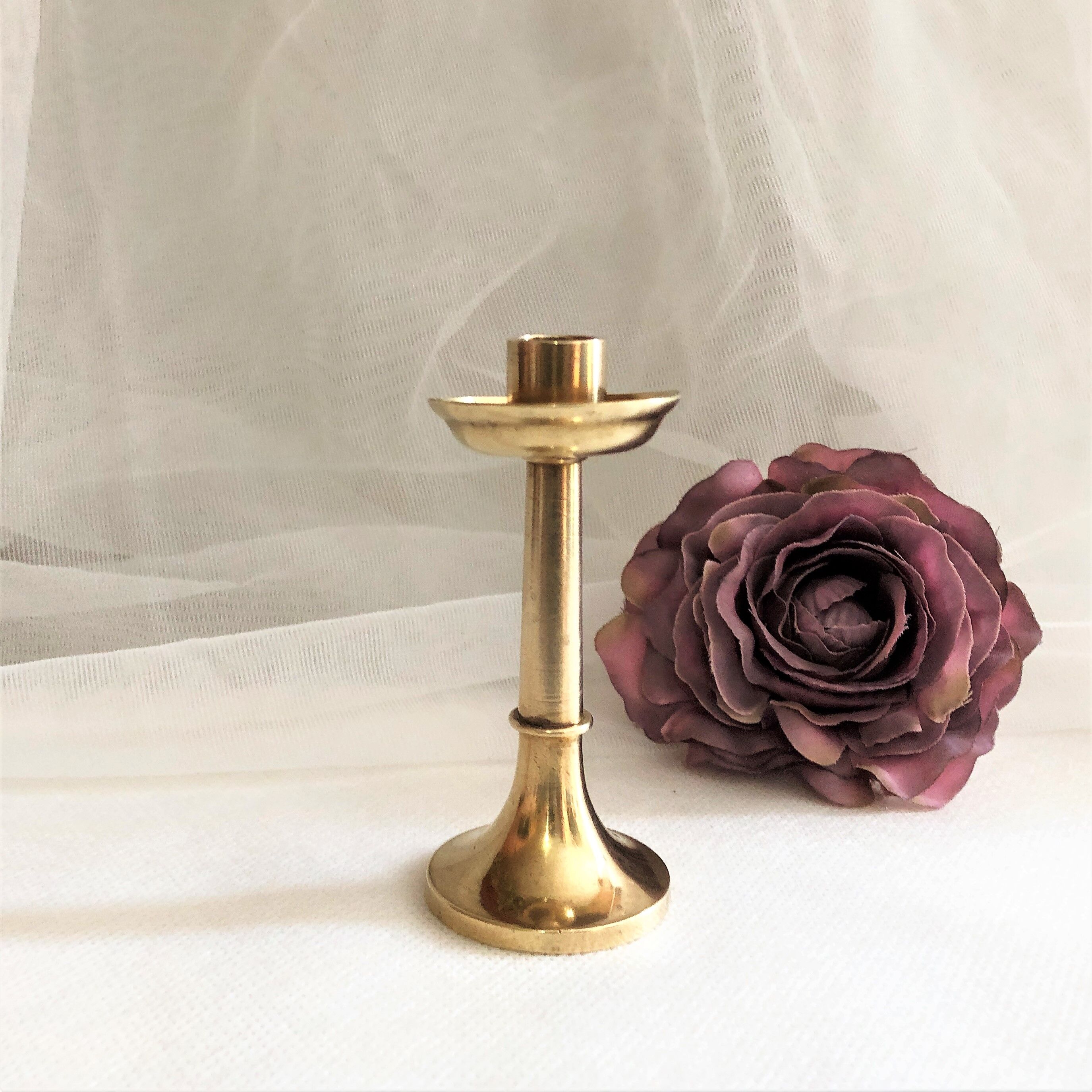 Mini bronze candle holder XIXth