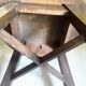 Side able in solid wood and his formica top