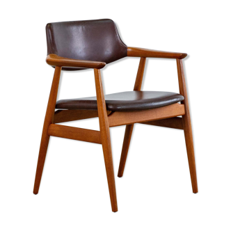 Vintage danish teak gm11 chair by Svend Åge Eriksen for Glostrup, 1960s
