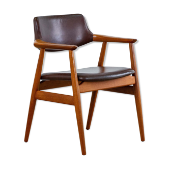 Fauteuil GM11 en teck de Svend Åge Eriksen pour Glostrup, années 1960