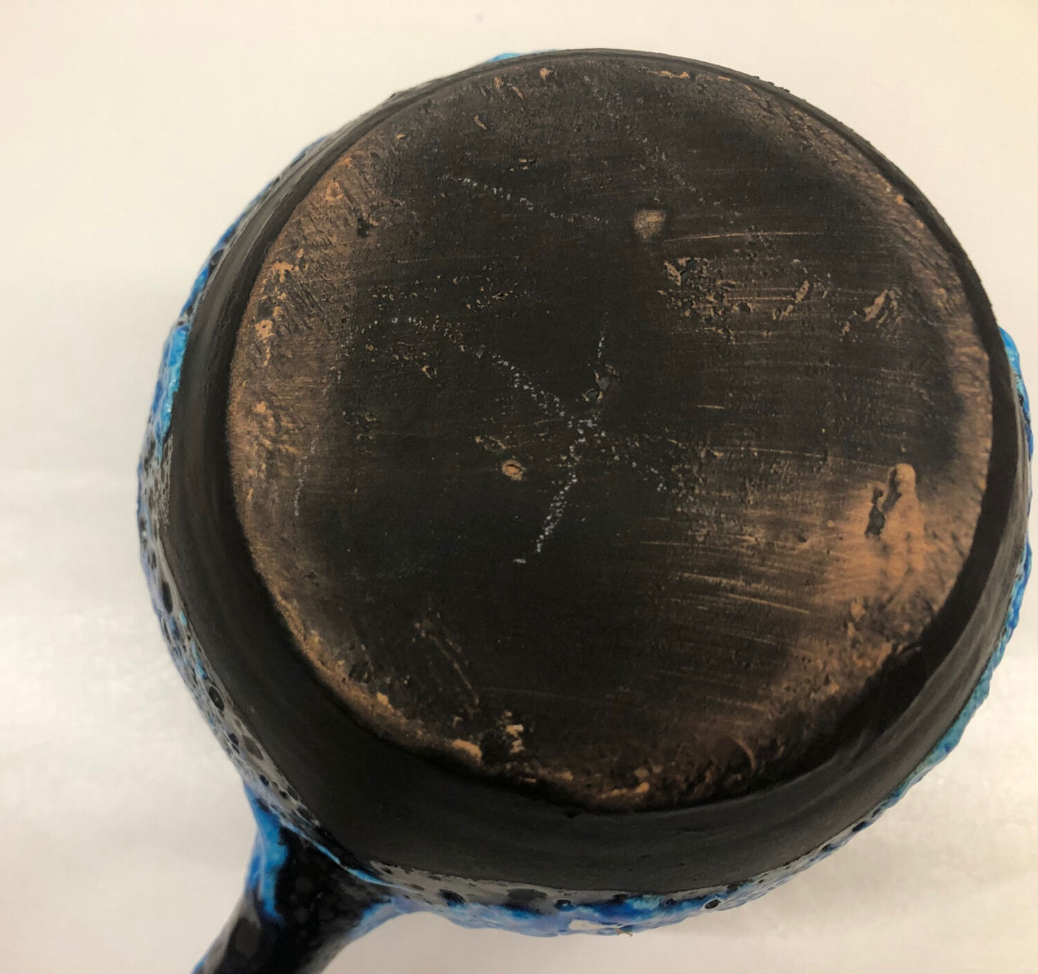 Vallauris seafoam vase