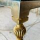 Coffee table in green marble and brass circa 50/60