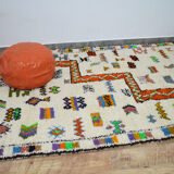 Handmade moroccan berber carpet 253 x 160 cm
