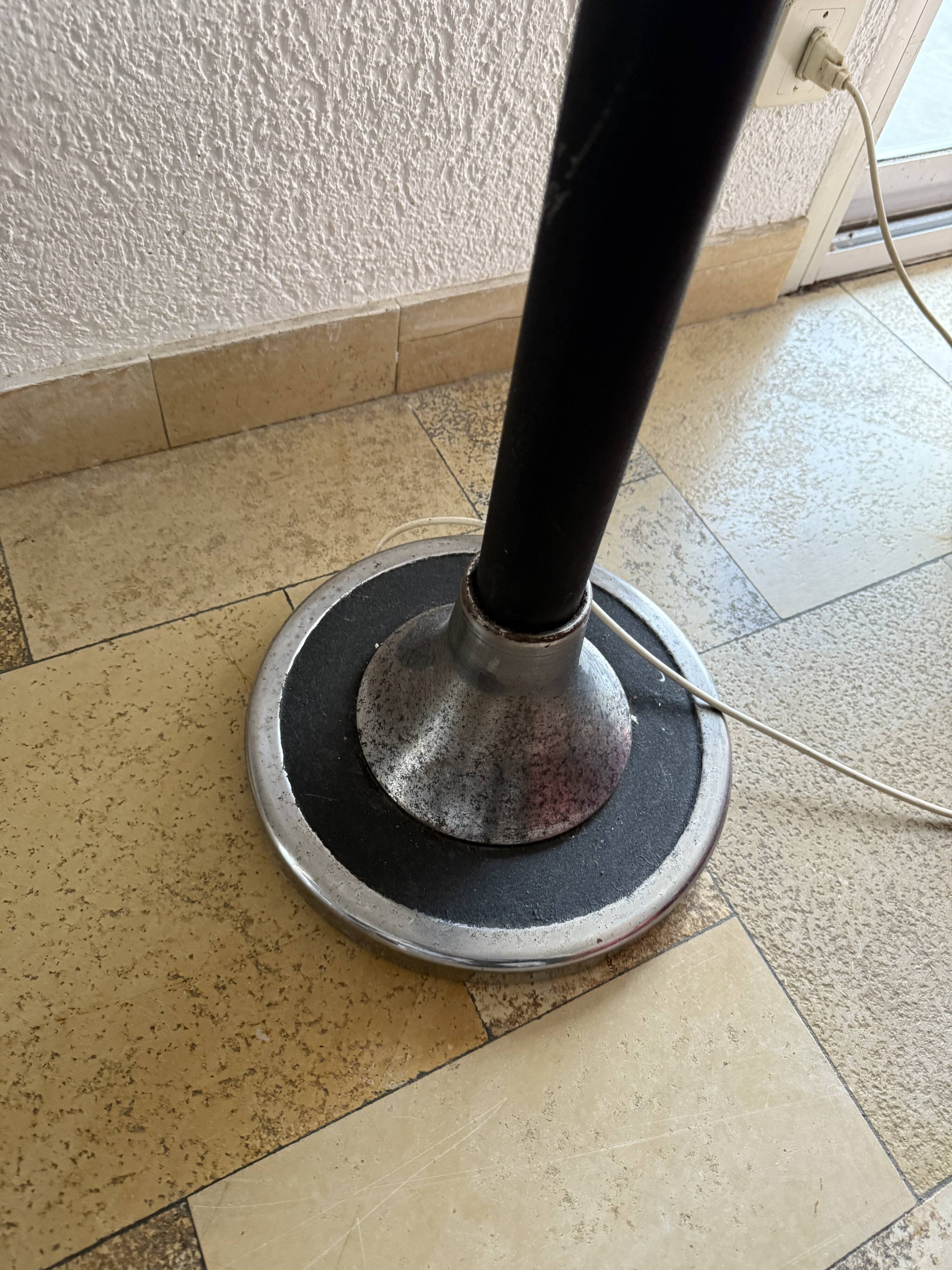 Vintage Italian three-light floor lamp