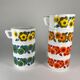 Arcopal cups 7 lotus french vintage 1970