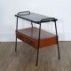 Vintage Scandinavian console in teak and marble 1960