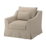 Fauteuil confortable beige clair