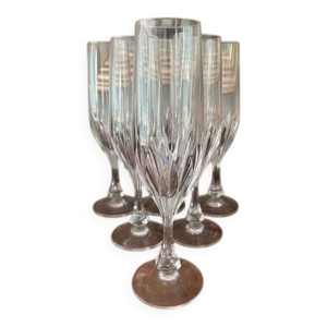 6 flûtes à champagne