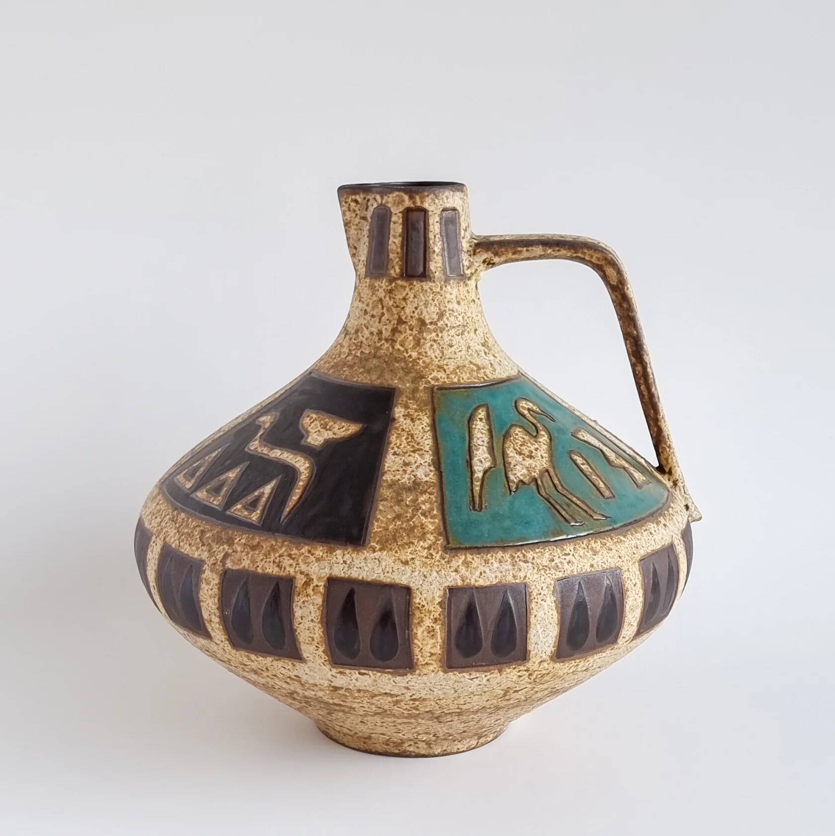 Large Ceramano Amon vase